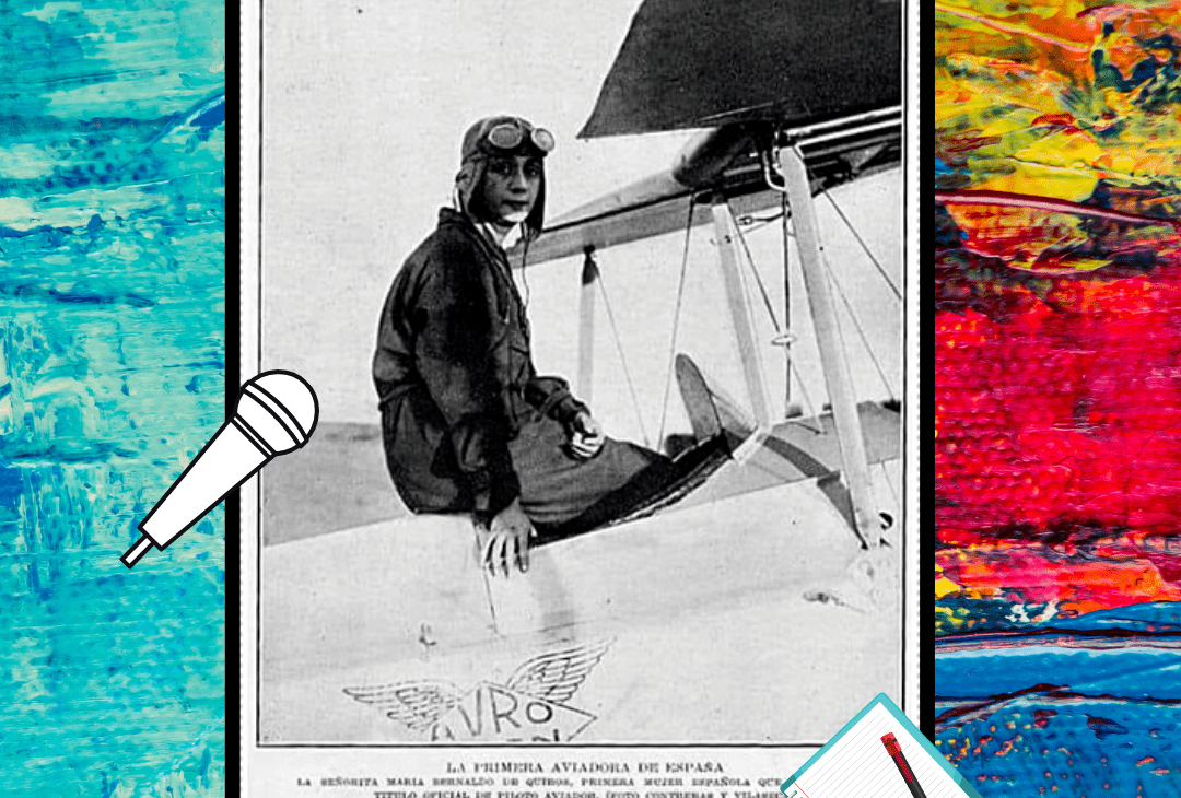 Exclusiva con María de la Salud Bernaldo de Quirós y Bustillo, la primera aviadora española