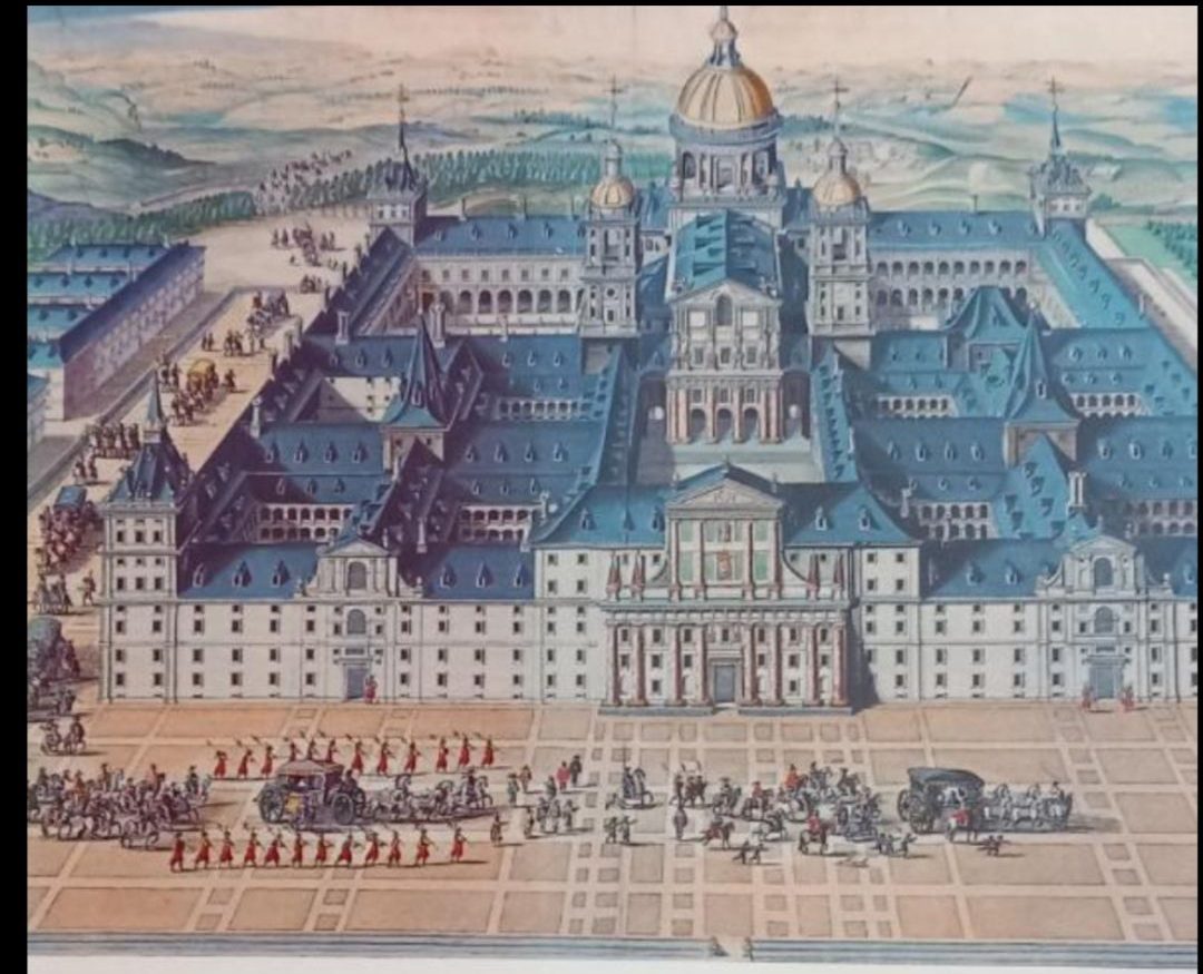 Grabado de El Escorial